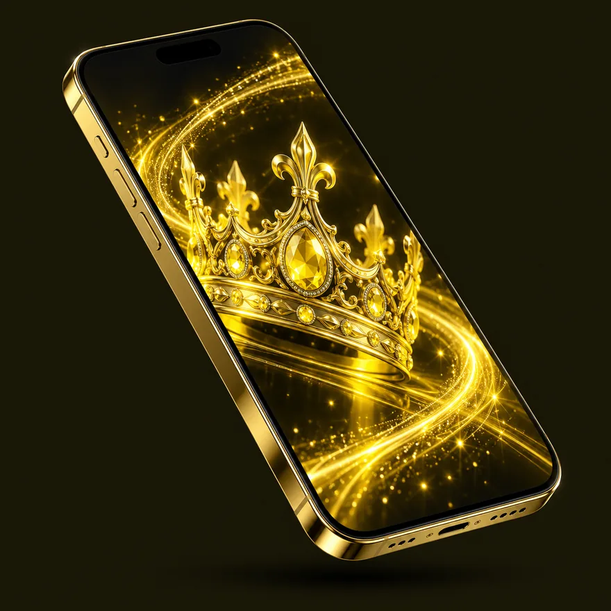 Smartphone with crown — Betzillo