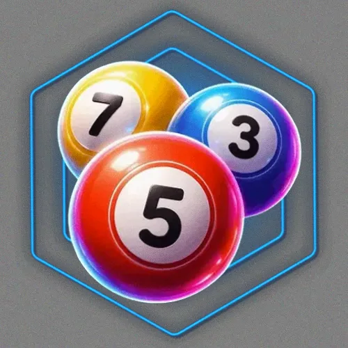 Numbered bingo balls