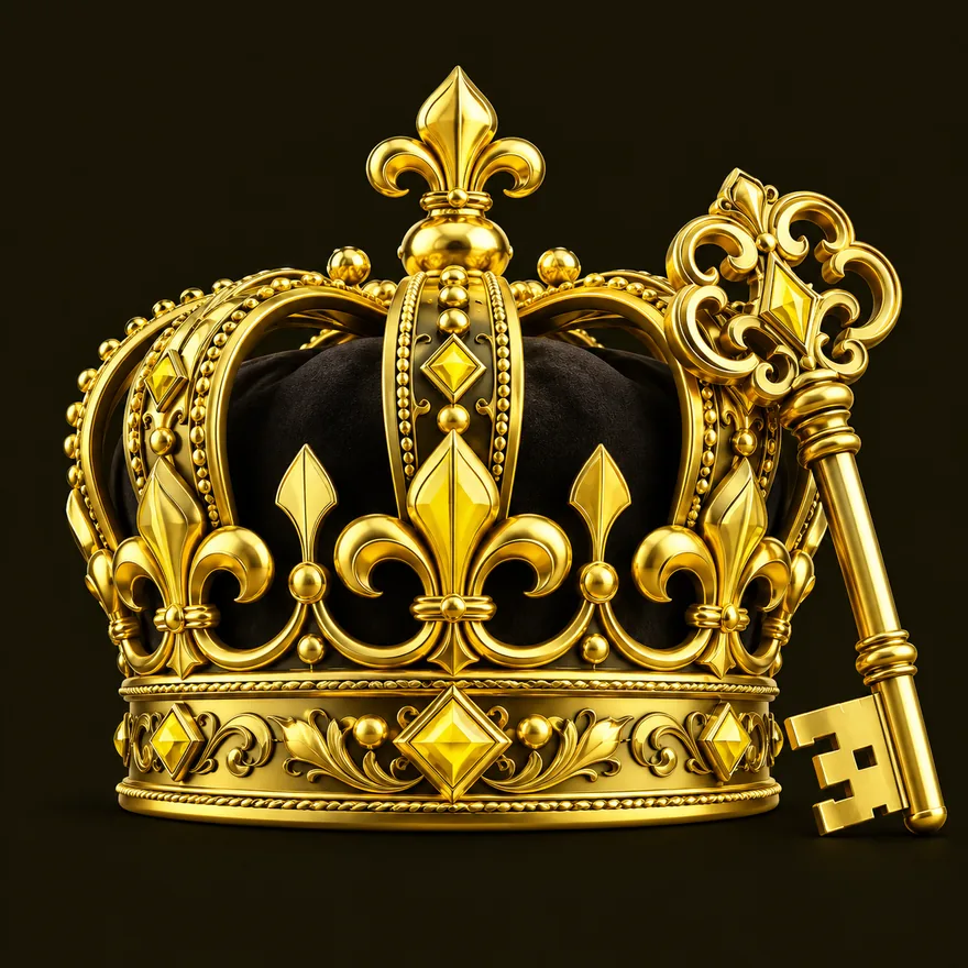 Royal crown and key — Betzillo