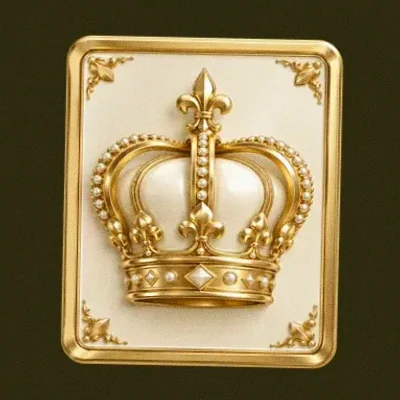 Crown emblem card — Betzillo