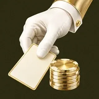 Hand dealing card — Betzillo
